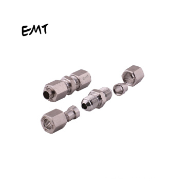 EMT factory wholesale straight JIC male connection thread  high pressure pipe fittings